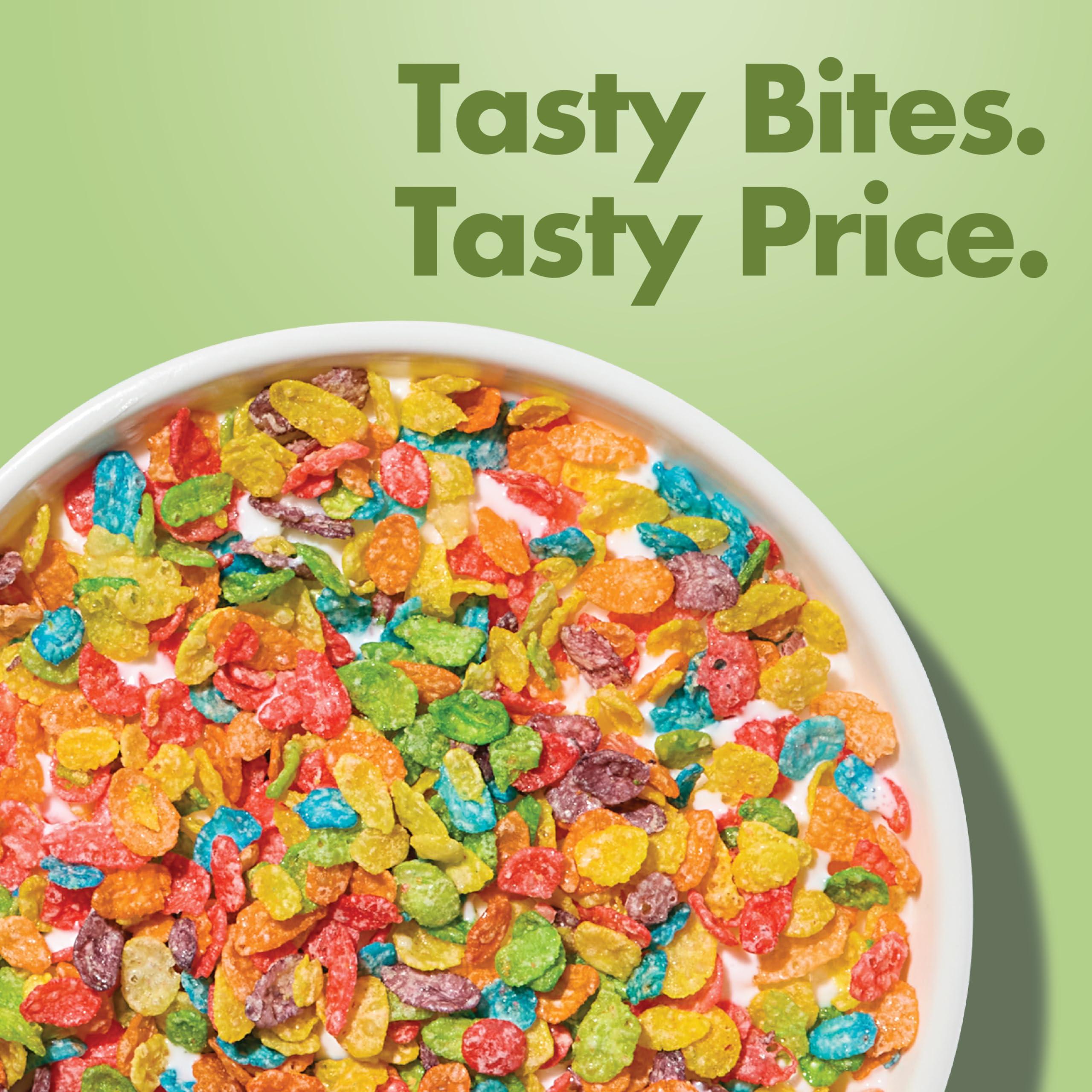 Post Consumer Brands, LLC Malt-O-Meal Fruity Dyno Bites Cereal, Gluten Free Breakfast Cereal with Fruity Flavor, Large Cereal for Family, 32 OZ Resealable Cereal Bag