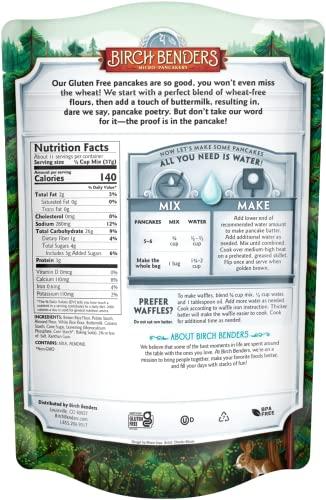 Birch Benders Gluten-Free Pancake and Waffle Mix by Birch Benders,14 Ounce (Pack of 1)