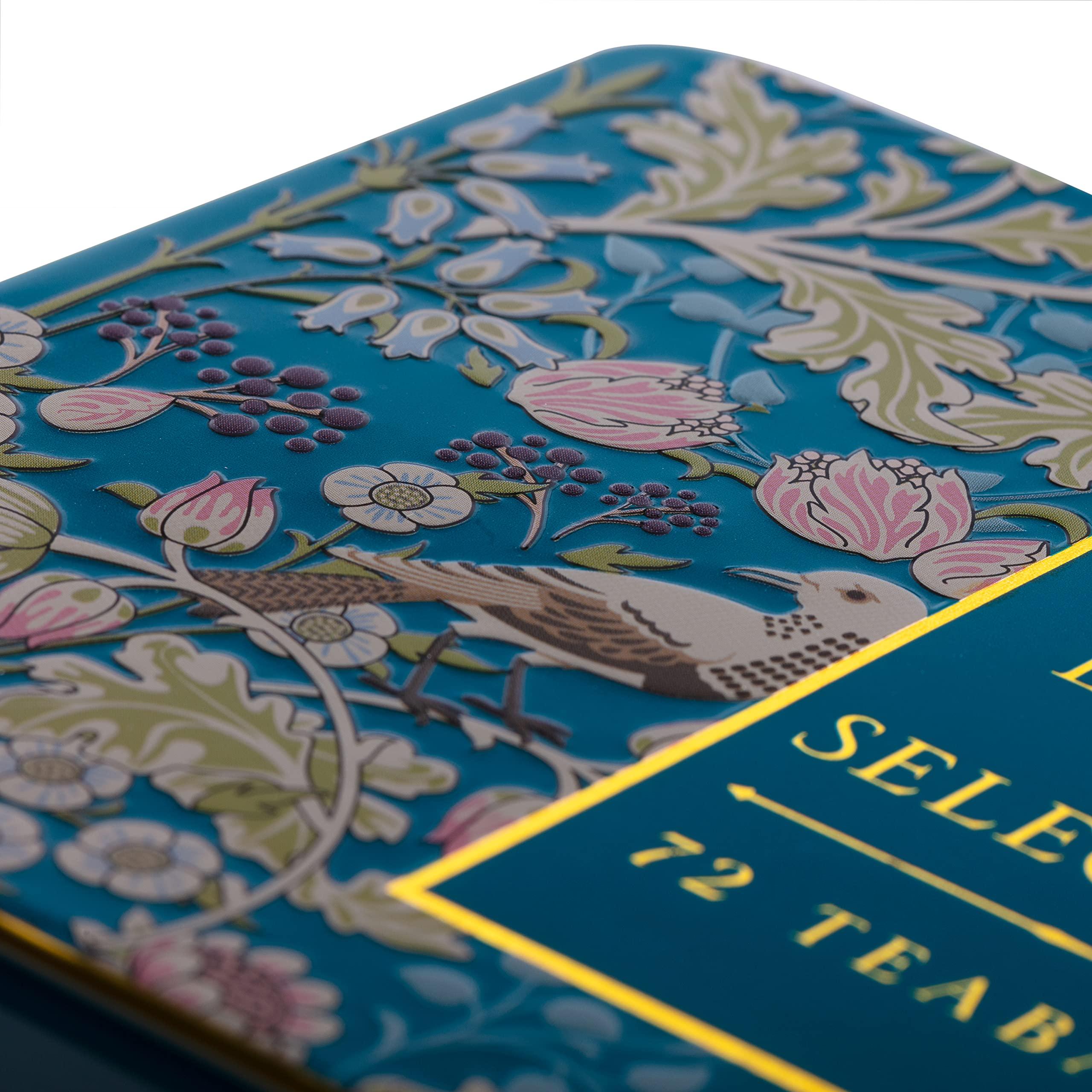 New English Teas New English Teas Song Thrush & Berries Tea Tin with 72 Assorted English Teabags