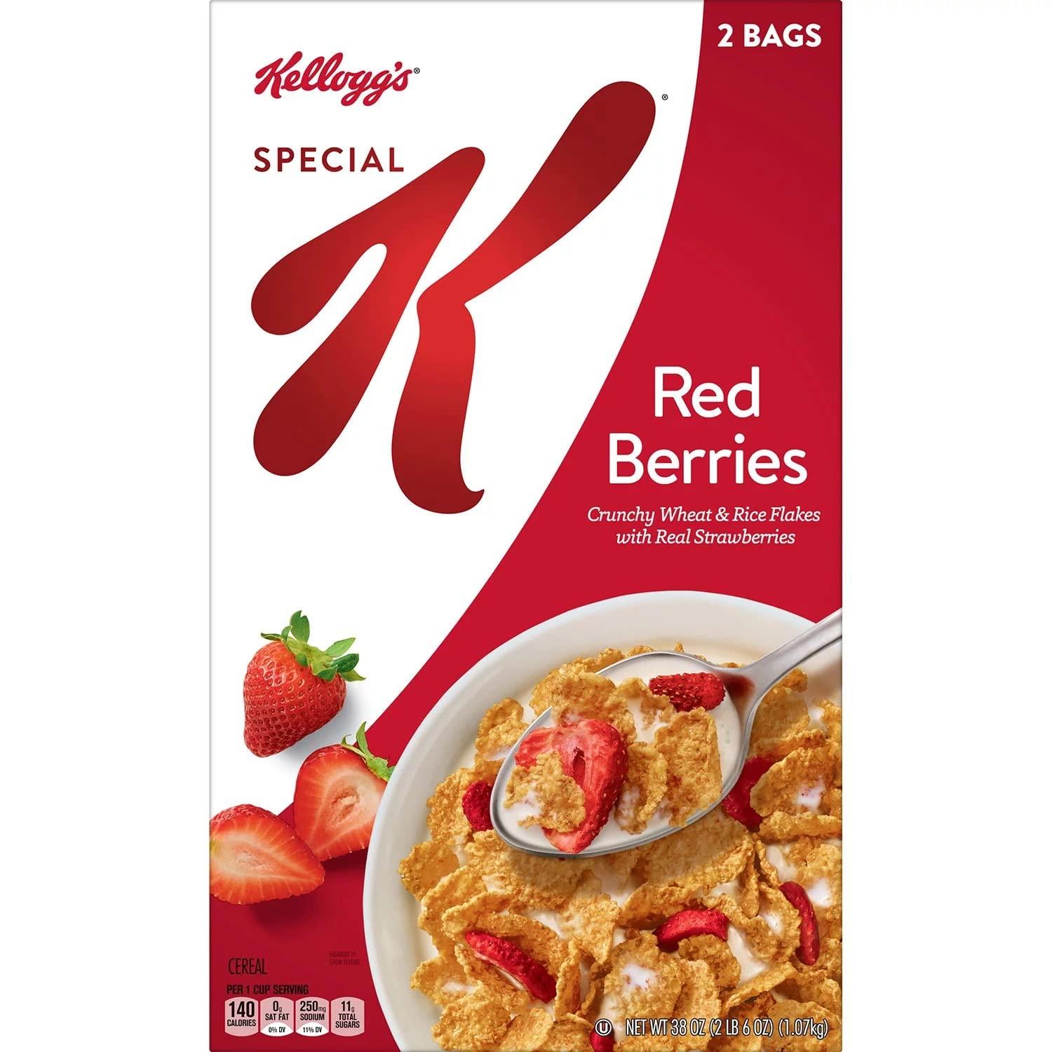 Kellogg's Kellogg's Special K Breakfast Cereal, Red Berries (38 oz.)