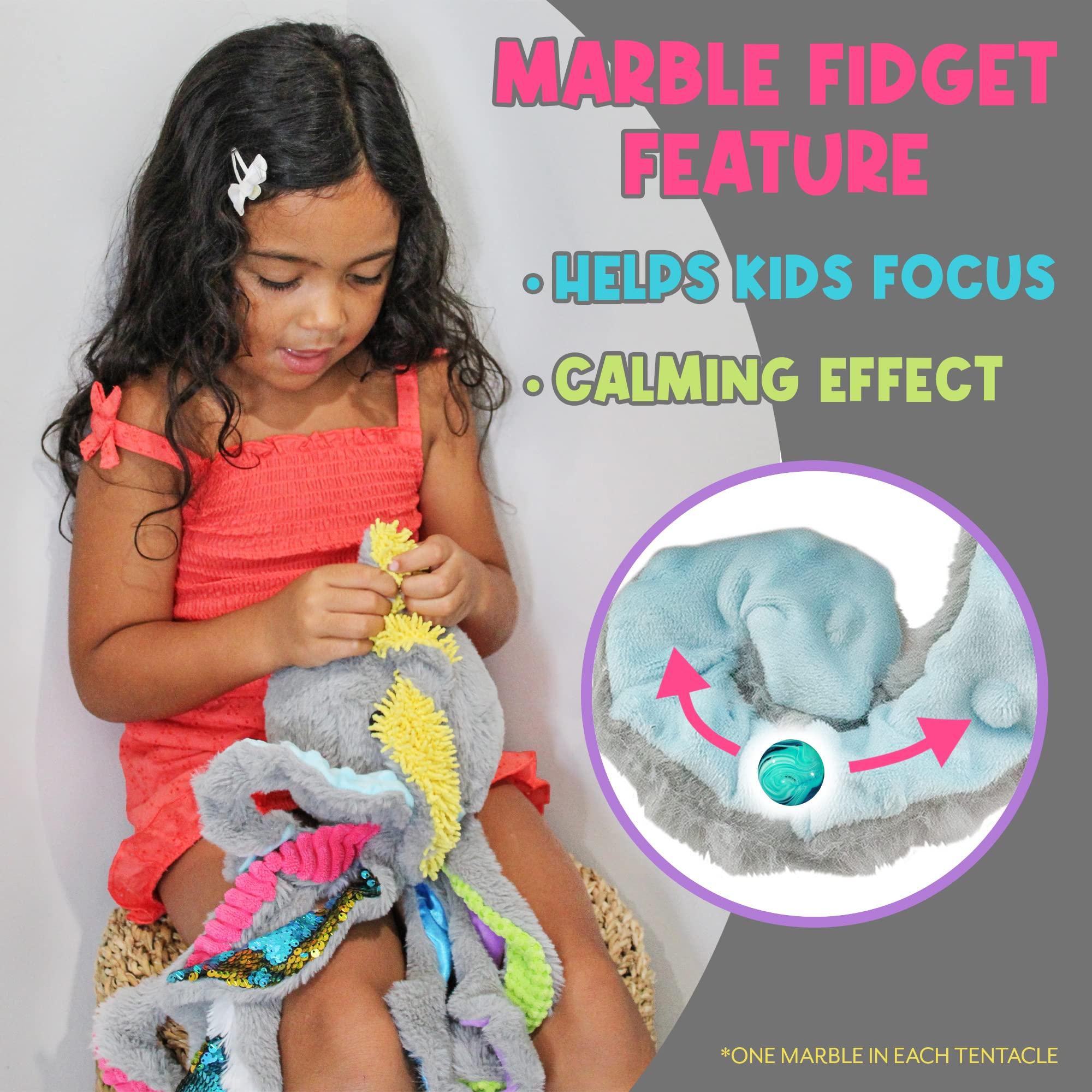 MEAVIA MEAVIA Sensory Octopus Plush Toy, Fidget Plush for Special Needs and Sensory Fun, FEELix Collection