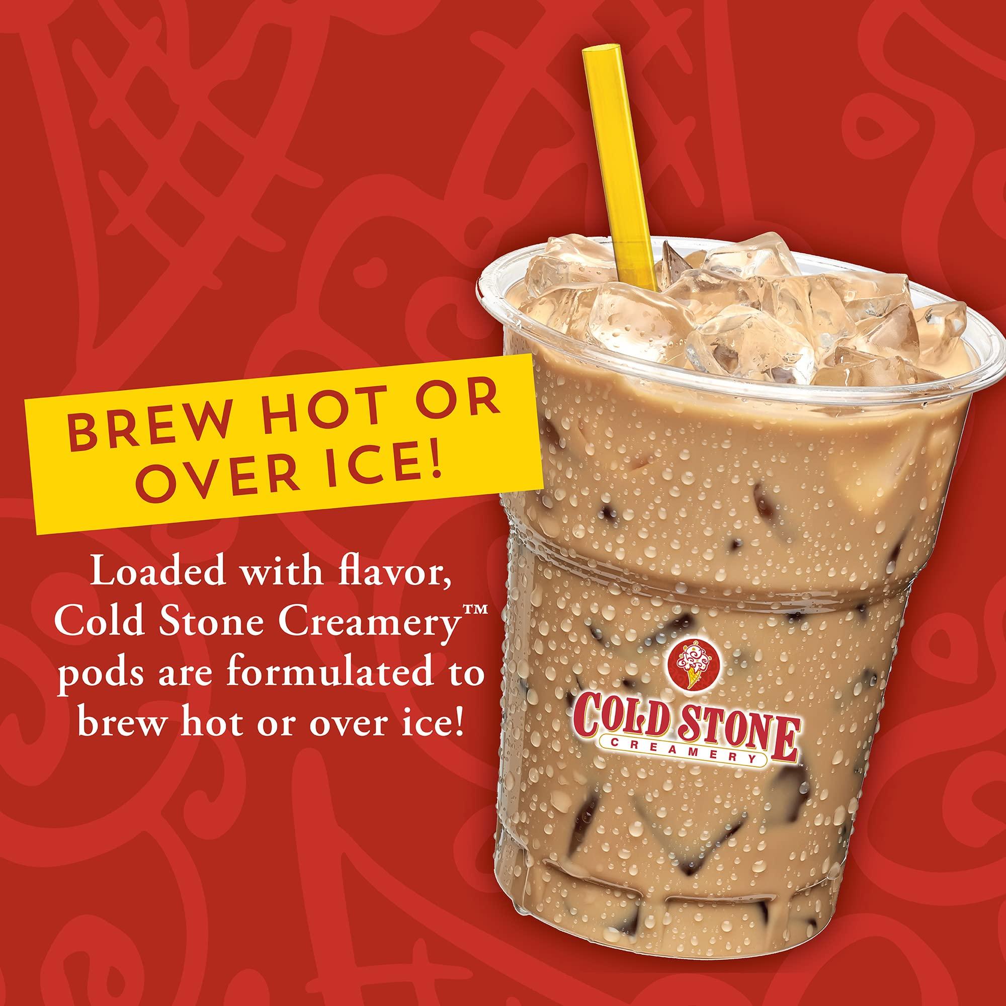 Cold Stone Creamery Beverages Cold Stone Beverages Creamery Ice Cream Flavored Coffee Pods, Assorted Variety Pack, Compatible with Keurig K Cup Brewers, 40 Count