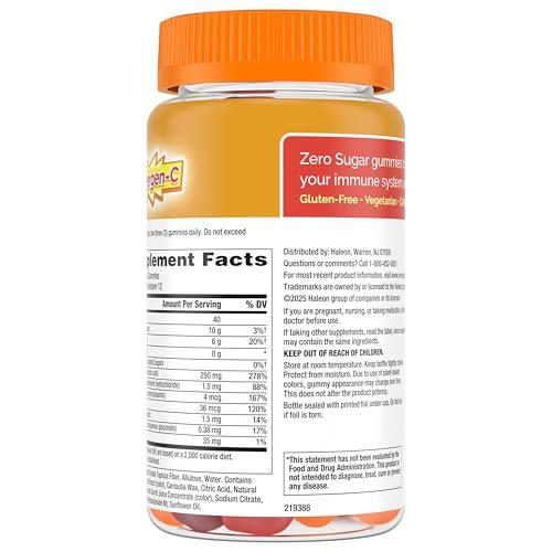 Emergen-C Emergen-C Zero Sugar Immune Support Adult Gummies 36 Count