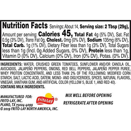 Tostitos Tostitos - Dips Tostitos Avocado Salsa Dip, 15 Oz
