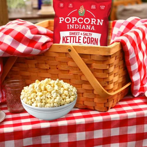 Popcorn, Indiana Popcorn Indiana Kettle Corn, Family Size - 7 Oz (Pack of 12)