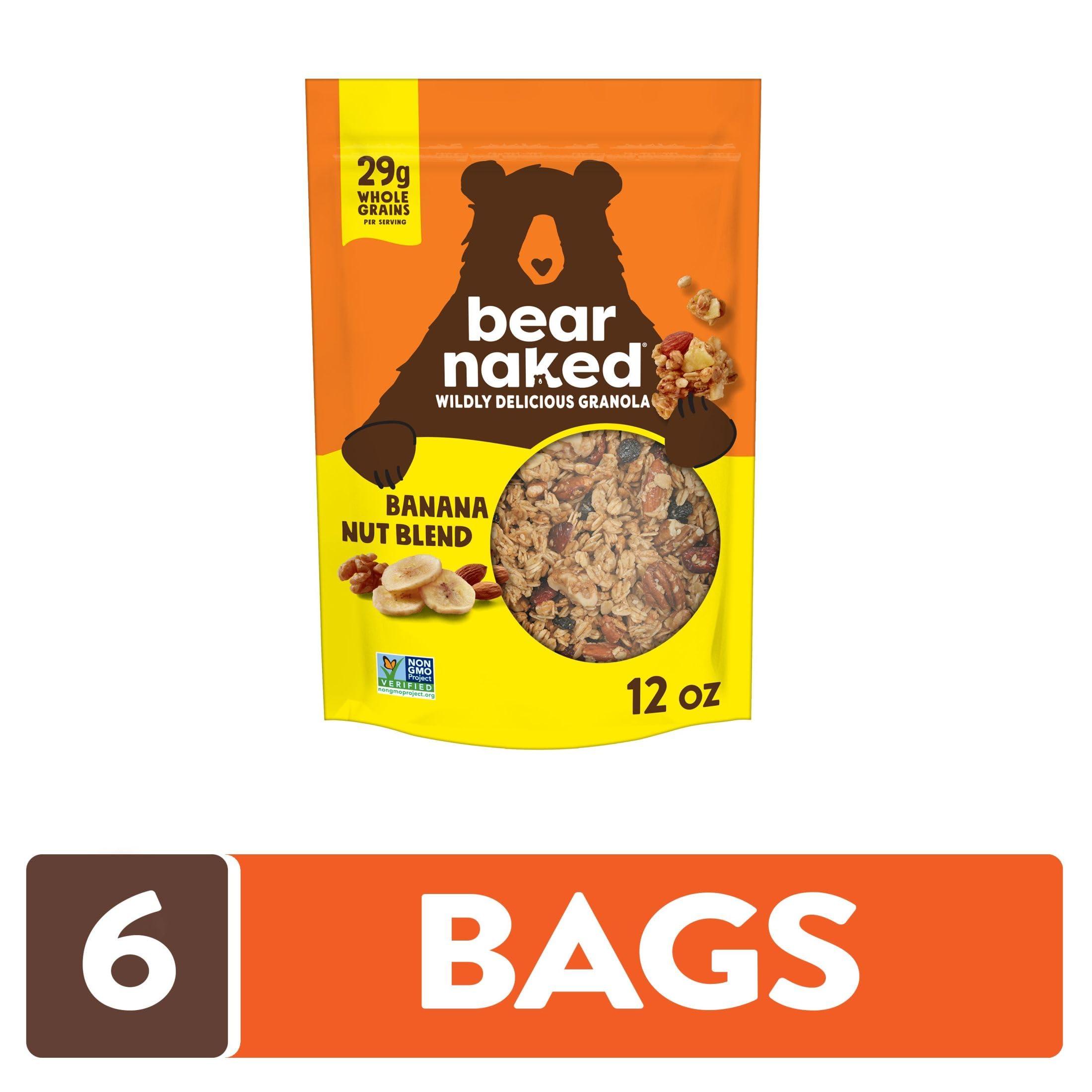 Bear Naked Bear Naked Granola Cereal, Breakfast Snacks, Banana Nut (6 Bags)