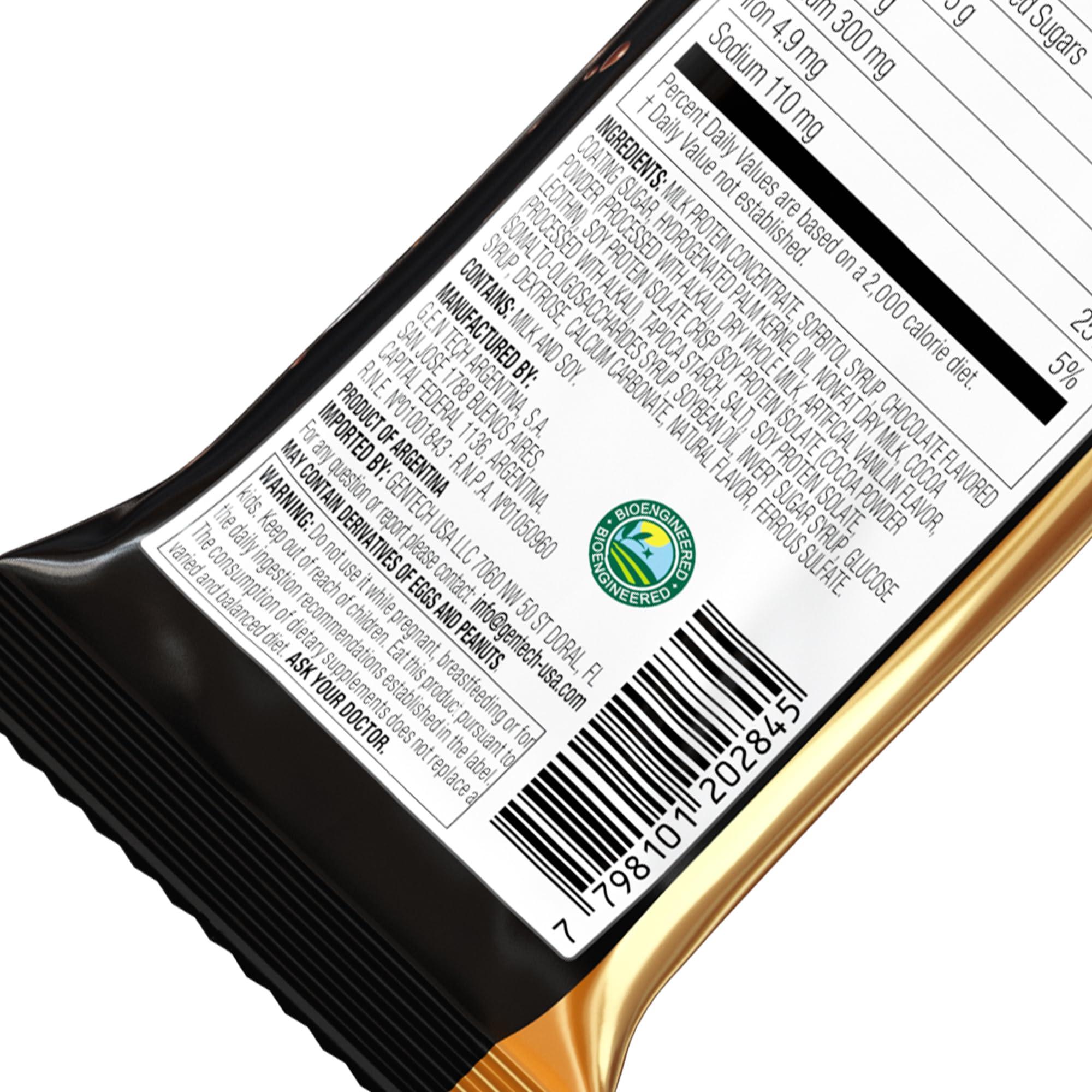 GL-LABS Iron Bar AFA Caramel Crunch - Argentine Dulce de Leche - Energy Protein Bars, High Protein, Natural flavor and Gluten Free 12 Count - Special edition Argentina World Champion