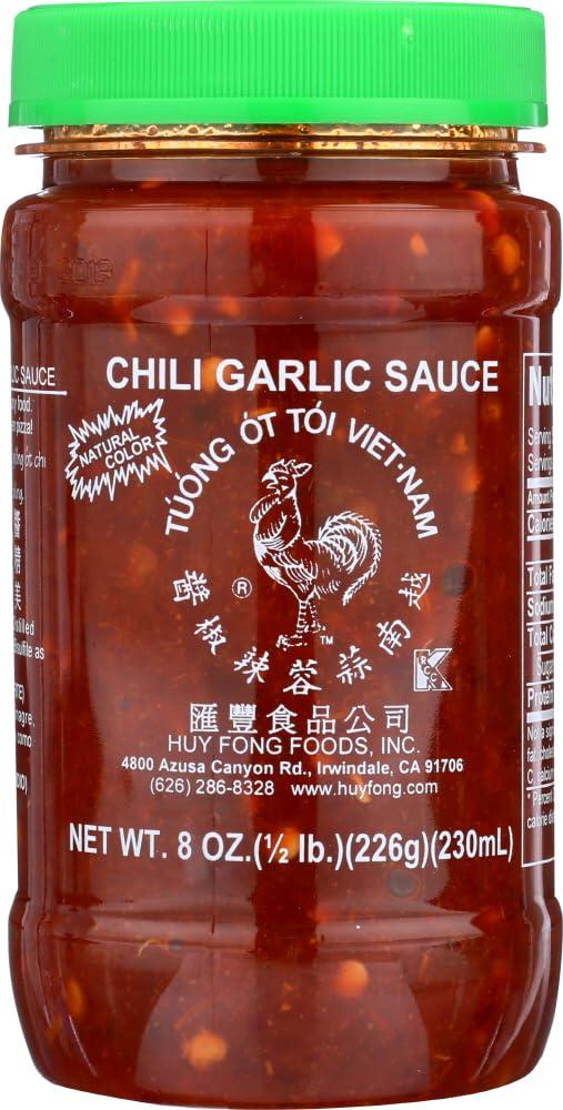 Huy Fong Huy Fong Chili Garlic Sauce (Tuong Ot Toi Viet-Nam) - 8oz [ 24 units]
