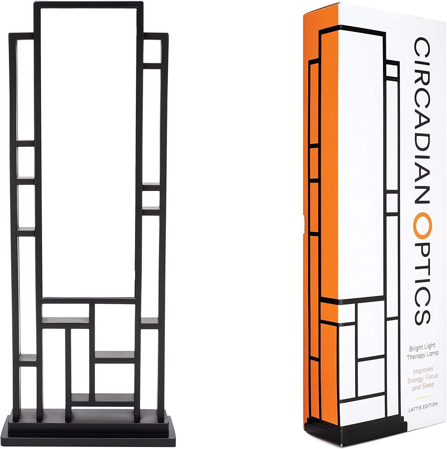 Circadian Optics Circadian Optics Lattis Light Therapy Lamp | As Seen On Shark Tank | 10,000 Lux Full Spectrum UV-Free Light | Boost Mood, Improve Sleep, Increase Energy & Enhance Focus