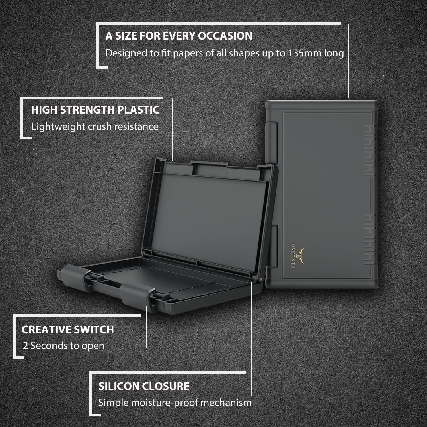 ONEONTA ONEONTA Joint Holder - Waterproof Joint Case - Joint Holder Case for Travel, Hard, Pocket Size, Holds Rolls up to 135mm Long