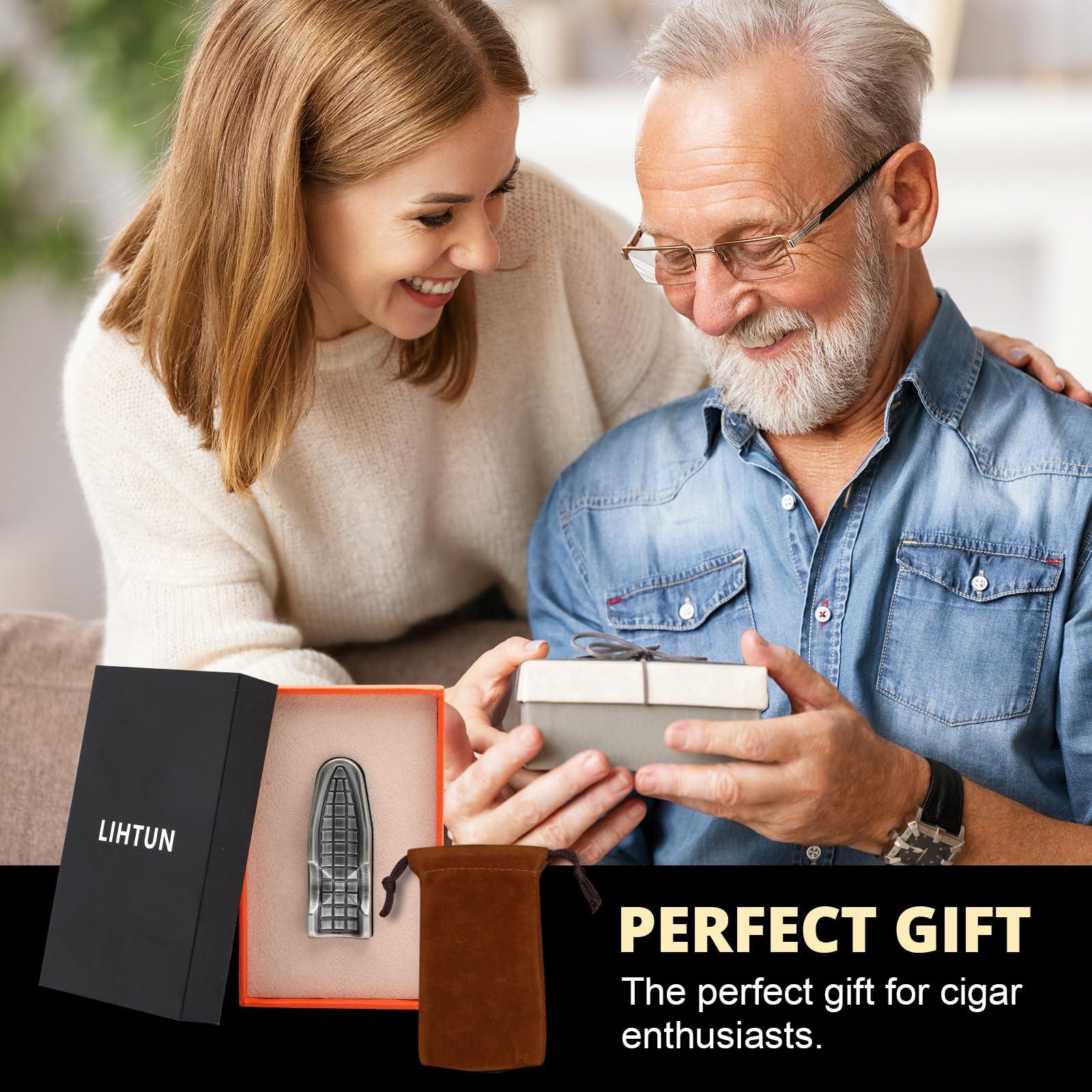 FANKAI FANKAI Cigar Punch and Stand Set, Triple-Punch Cutter,Dual Holders, 20-25-30 Ring Guage, Hole Opener with Portable Bag, Multifunctional Puncher Tool