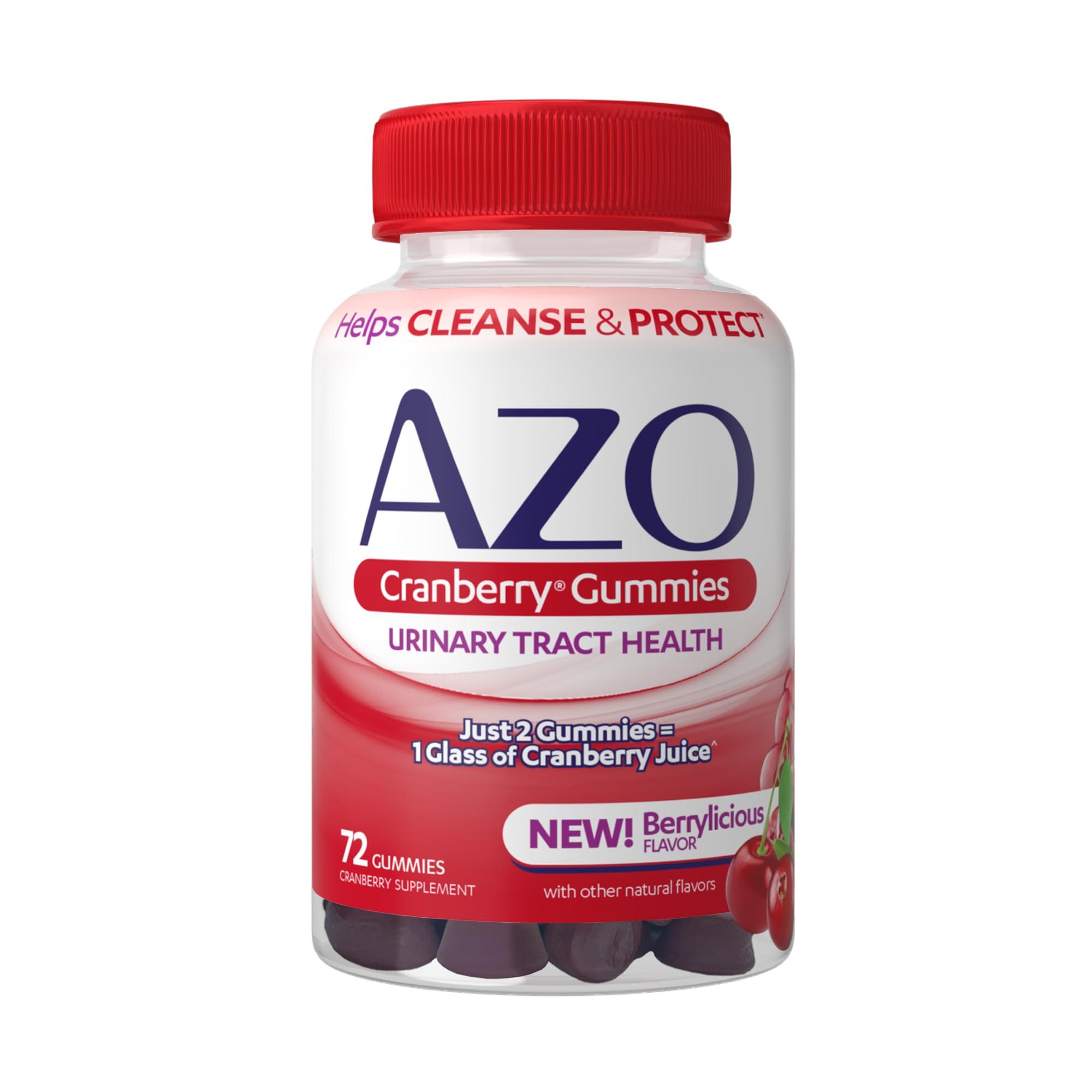AZO AZO Urinary Tract Health Gummies 72 Count & Cranberry Gummies 40 Count