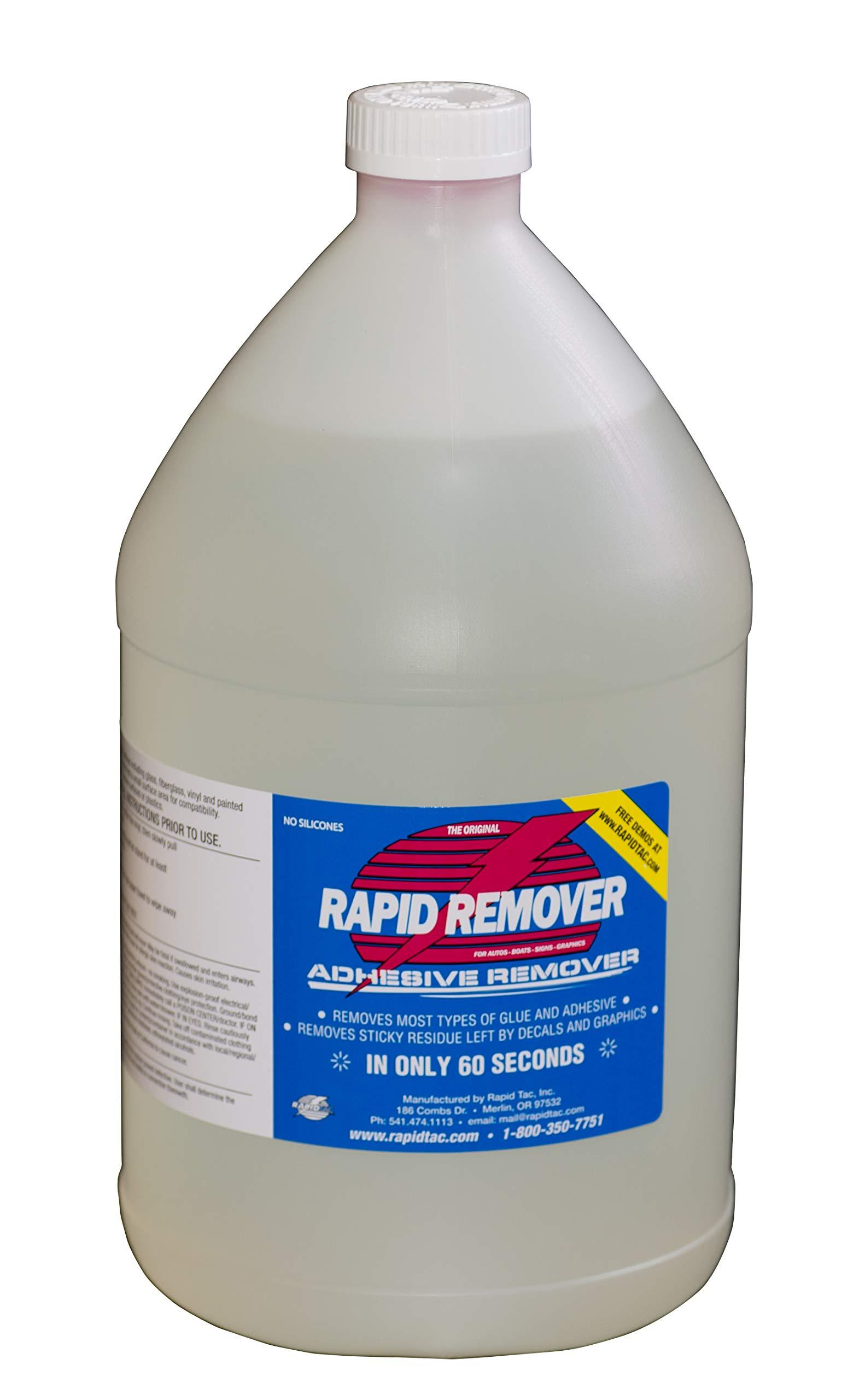 Rapid Tac RapidTac RAPID REMOVER Adhesive Remover for Vinyl Wraps Graphics Decals Stripes 1 Gallon Bottle