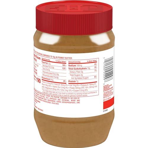 Jif Jif Reduced Fat Creamy Peanut Butter Spread, 40 Ounces, 60% Peanuts