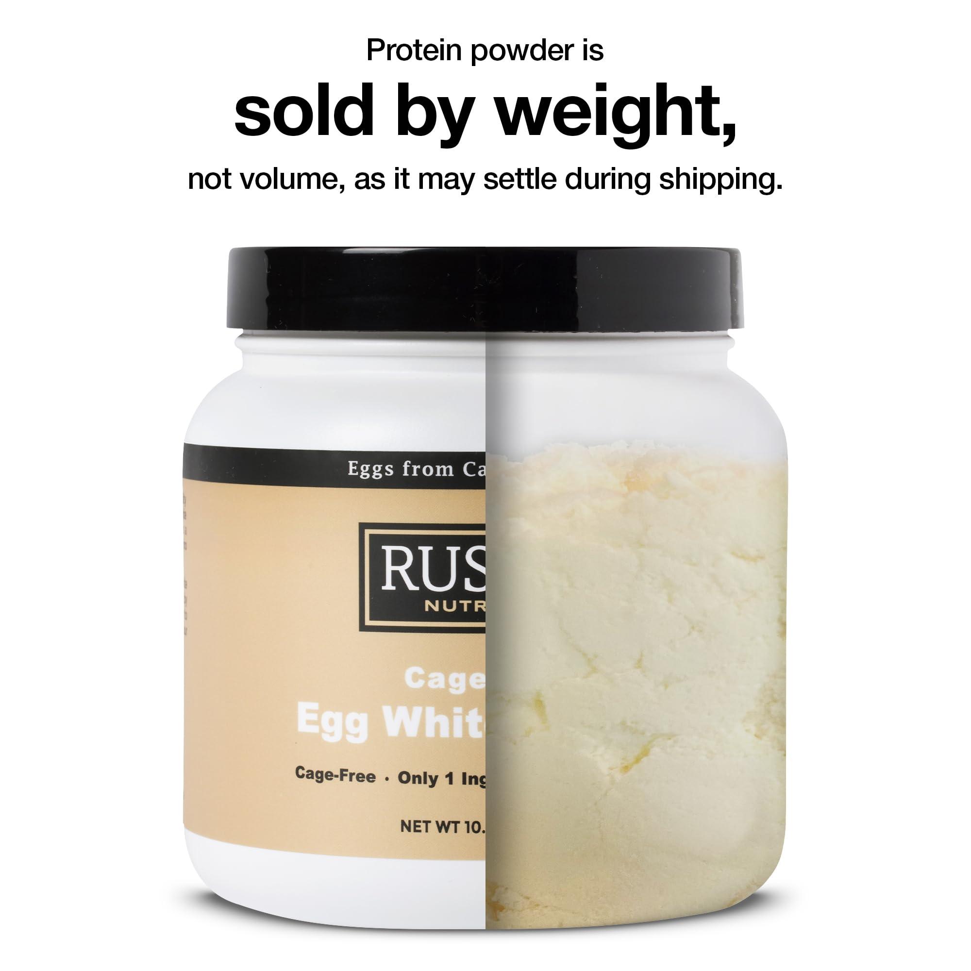 Rustic Nutrition Rustic Nutrition, Cage-Free Egg White Protein Powder, Made in USA from Humanely-Raised Cage-Free Eggs, Only 1 Ingredient, Dried Egg Whites (Unflavored, 10.5 Oz)