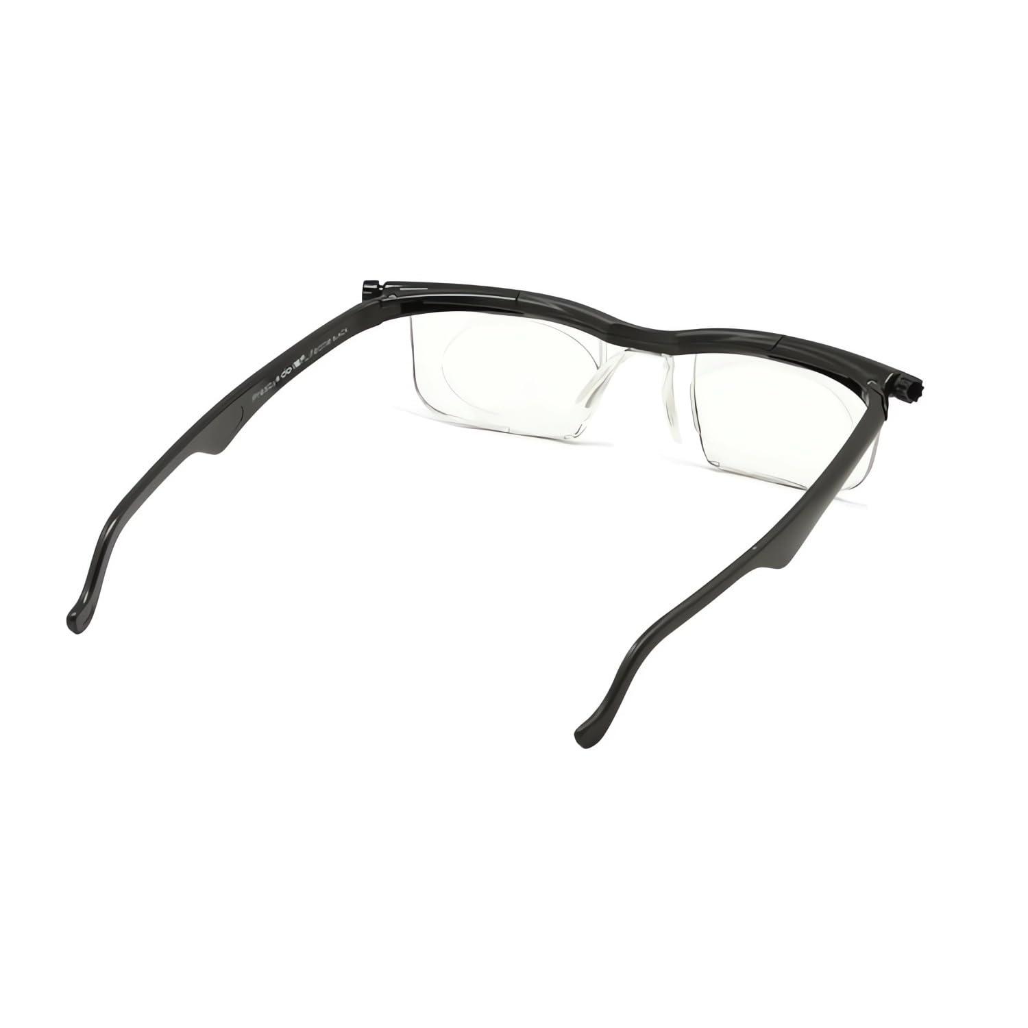 Generic Generic Adjustable Focus Glasses Near And Far Sight - 2024 New Flex Focus Adjustable Glasses Dial Vision, Reading Glasses Lightweight Eyeglasses for Women Men - Stay Clear Vision