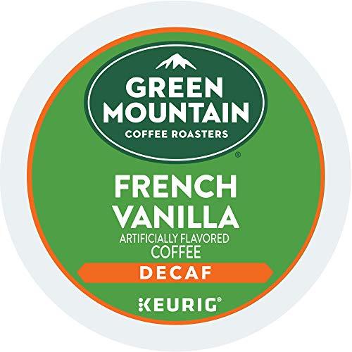 Green Mountain Coffee Roasters Green Mountain Coffee Roasters French Vanilla Decaf Keurig Single-Serve K-Cup pods, Light Roast Coffee, 60 Count (6 Packs of 10)