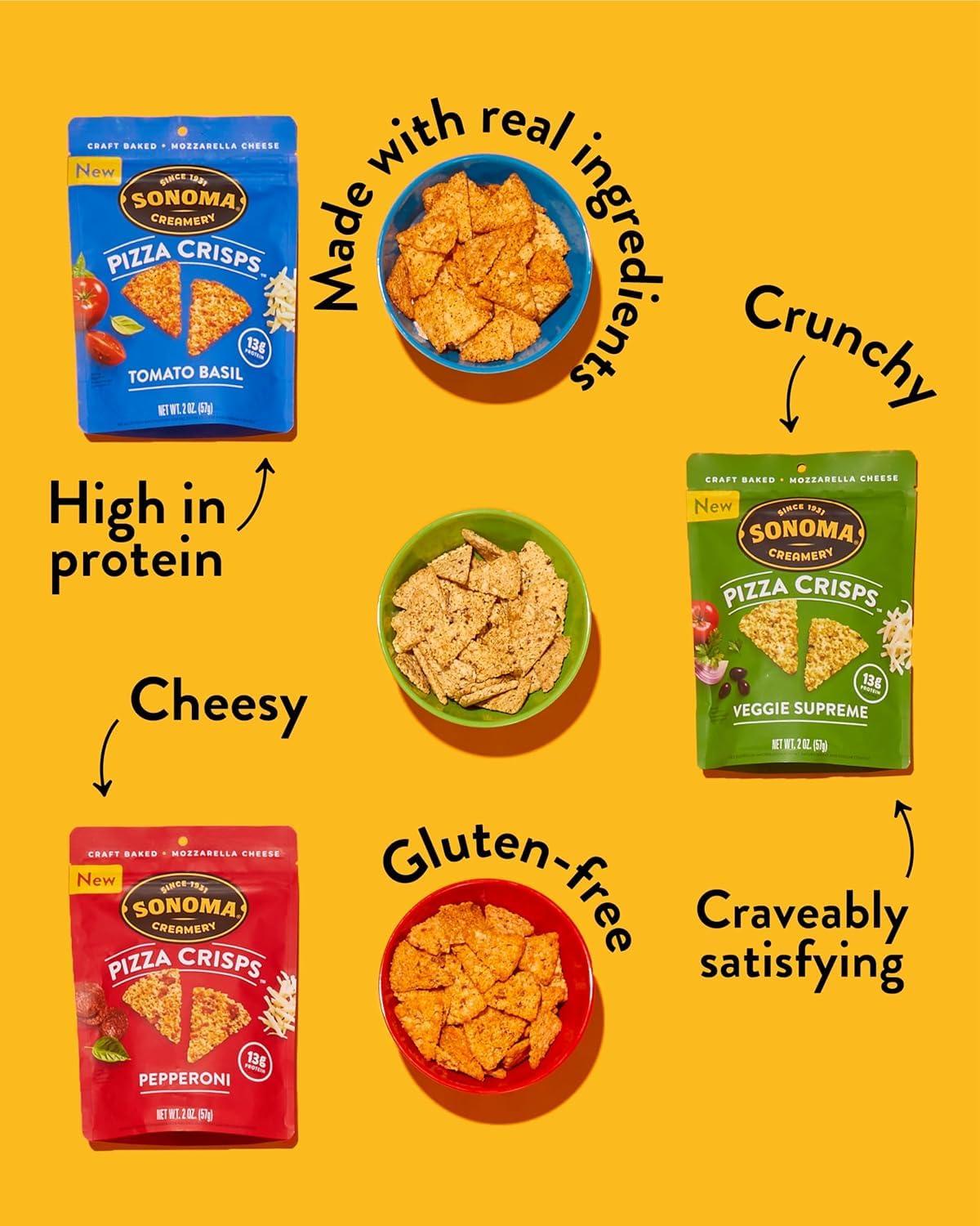 Sonoma Creamery Sonoma Creamery, Crisp Pepperoni Pizza, 2 Ounce (Pack of 1)