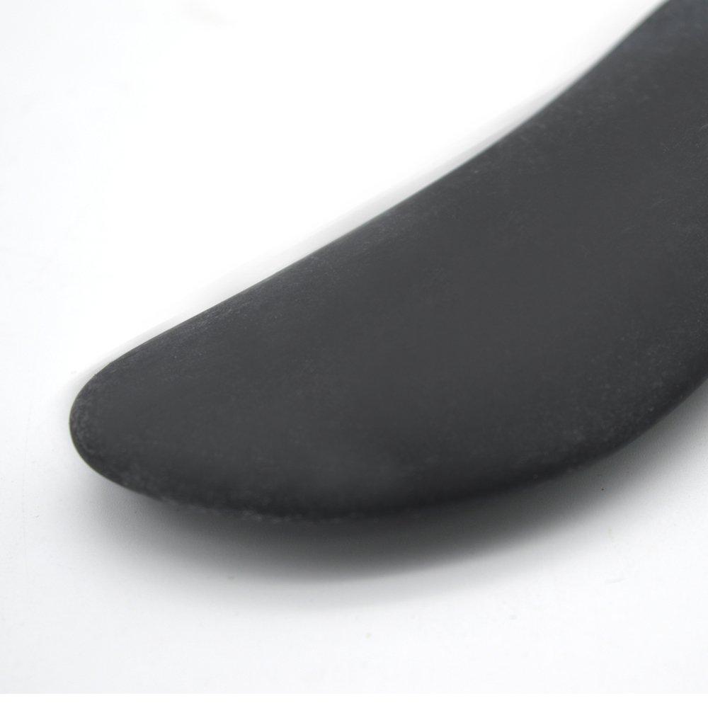 RODEREK Bian Stone Guasha Scraping Massage Tool Natural Water Buffalo Horn Gua Sha Board Helps Reduce Muscle Soreness,Relax Joints(Longer Shape)