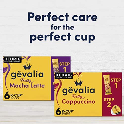 Gevalia Gevalia Frothy 2-Step Cappuccino Espresso Kâ€Cup® Coffee Pods & Froth Packets Kit (36 ct Pack, 6 Boxes of 6 Pods with Packets)