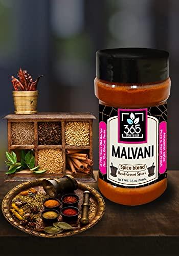 Veena Veena 365 Store to Door Indian Spice – Malvani Masala, 100 gm. | Homemade Powdered | for Healthy Cooking | Ready to use | All Seasonings Spices | Pure & Hygiene | Spice Mix – Pack of 1