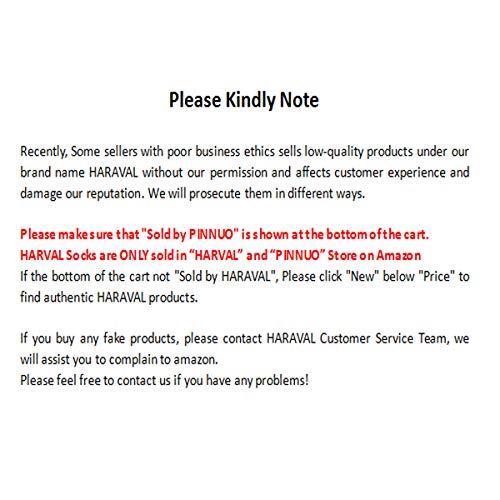 HARAVAL Compression Socks for Women Men 20-30mmHg Graduated Stockings Running Athletic 5Pairs