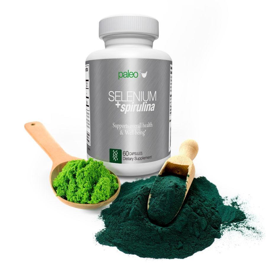 Paleolf Boost Concentration, Memory and Energy with Premium Selenium + Spirulina - Premium Antioxidant Supplement for Brain Function - 120 Day Supply (120 Capsules) - (2-Pack)