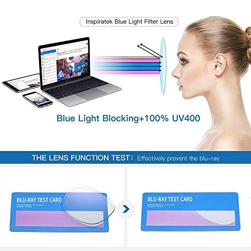 LEE BOYA LBAYOHO Progressive Multifocus Reading Glasses Women Men Blue Light Blocking Readers for Clear Lens, 100% UV Protection, No Line Multifocal Readers with Spring Hinge, Grey 3.0