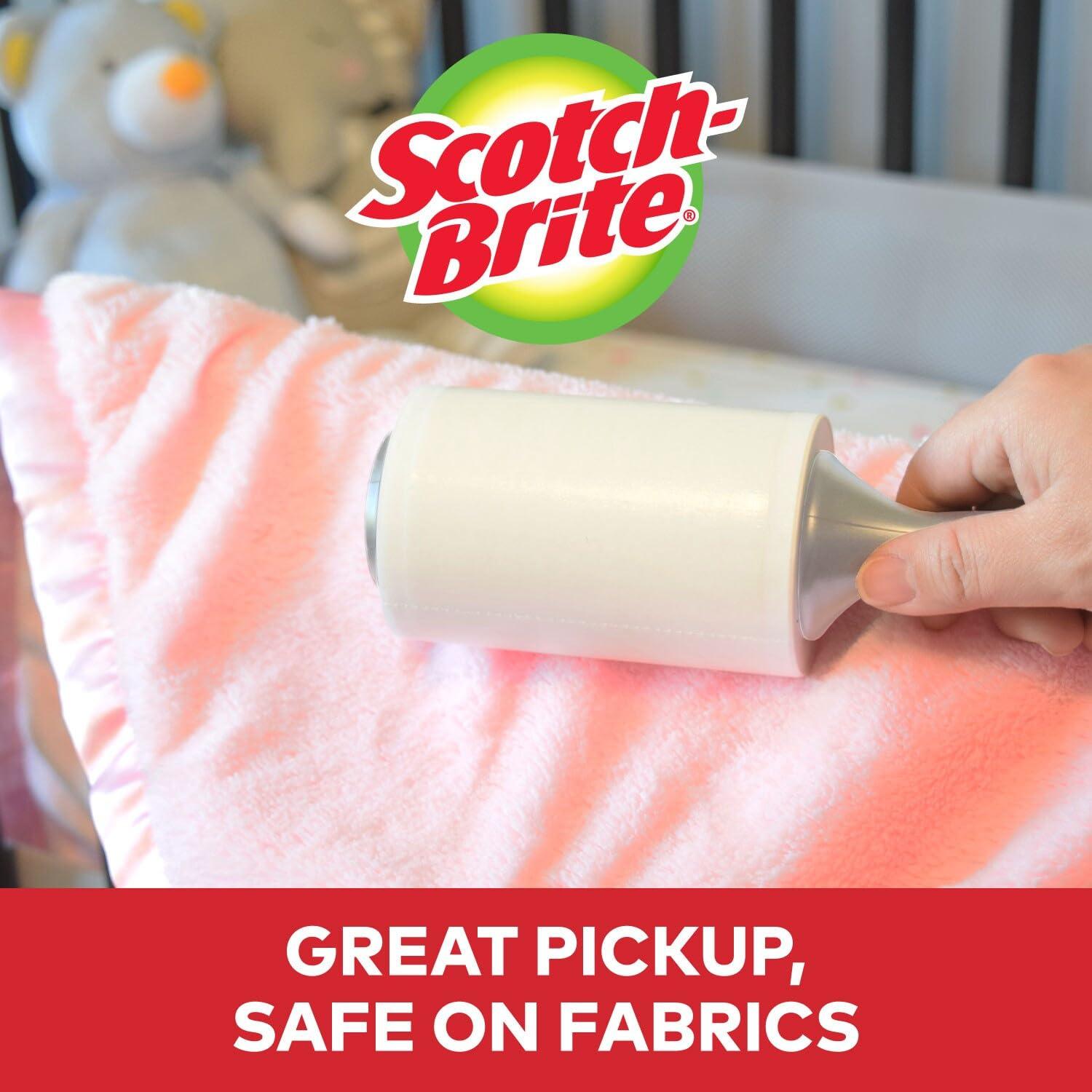 Scotch-Brite Scotch-Brite Lint Roller Refill, Works Great On Pet Hair, 60 Sheets ( Pack Of 6 ) ( Packaging May Vary )