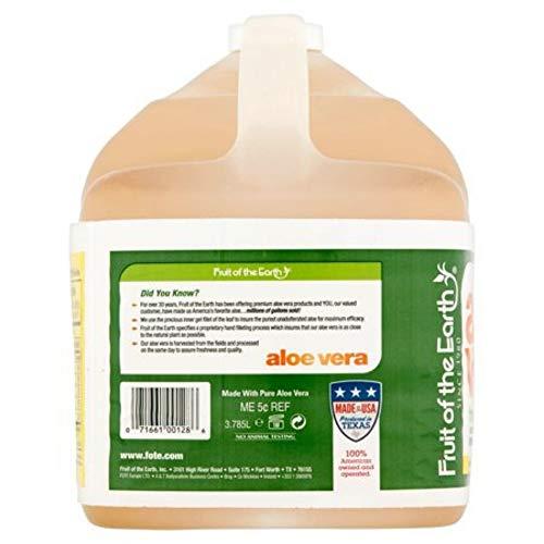 Aloe Vera Fruit Of The Earth Aloe Vera, 128 Fluid Ounce (3 Gallon)