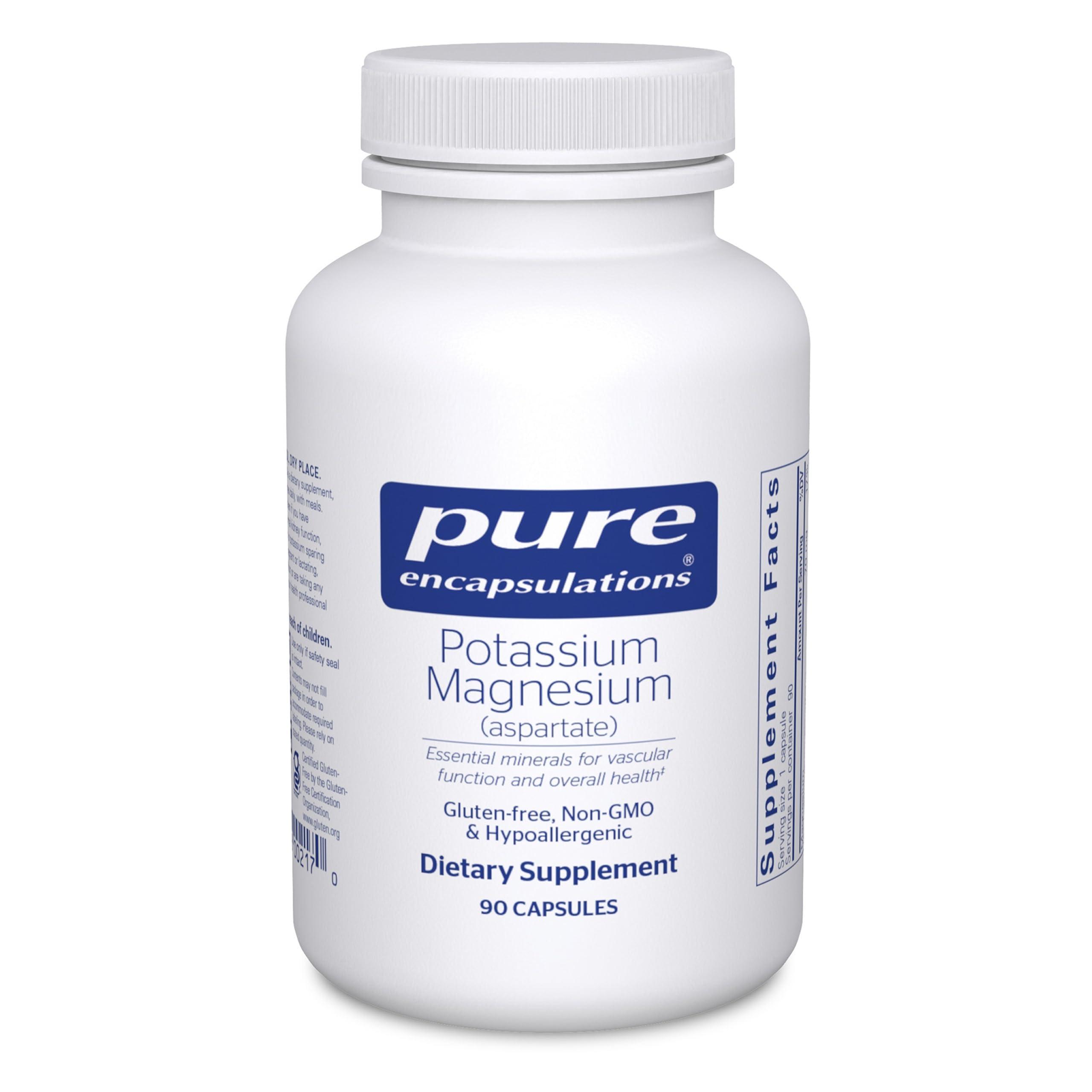 Pure Encapsulations Pure Encapsulations Potassium Magnesium (Aspartate) | Supplement to Support Heart, Muscular, Bone, and Nerve Health* | 90 Capsules