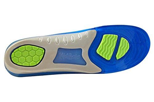 KidSole Children's Athletic Gel Insoles for Cushion and Comfort for Active Children ((24 CM) Kids Size 2-6)