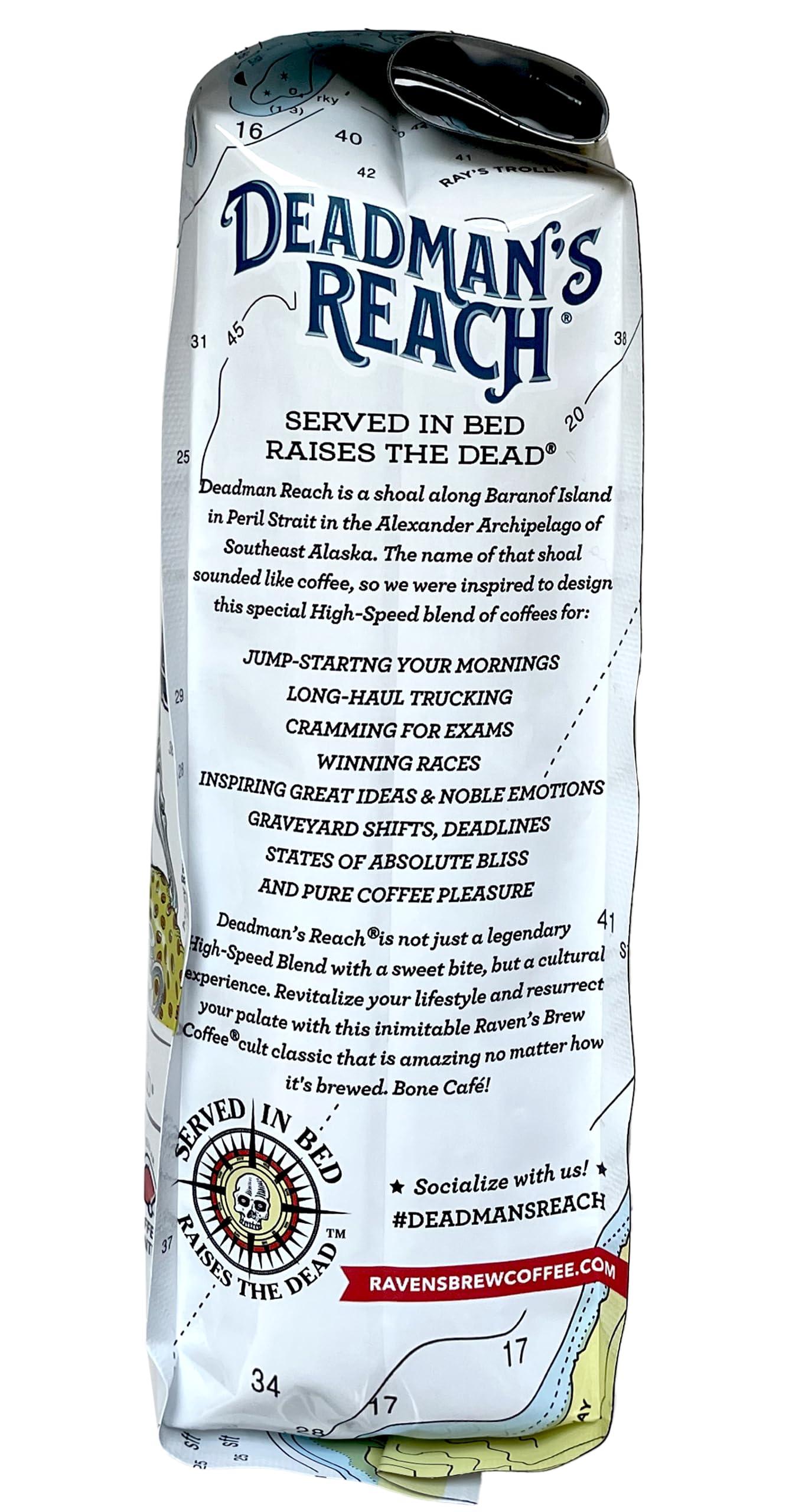 Raven's Brew Coffee Raven's Brew Coffee High Caffeine Coffee Dark Roast Whole Bean – Deadman's Reach 12oz