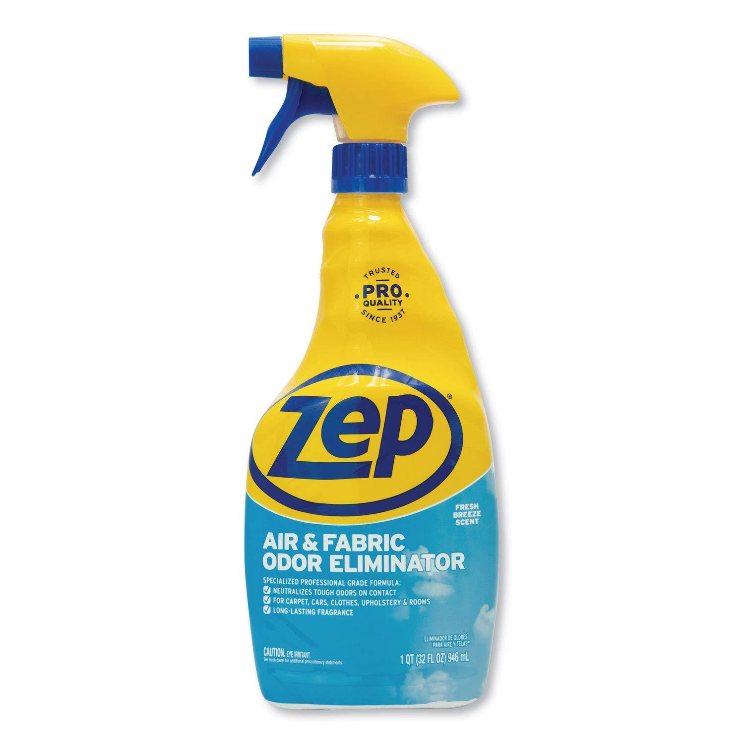 Zep Commercial Zep ZUAIR32CT Air and Fabric Odor Eliminator, Fresh Scent, 32 oz, 12/Carton