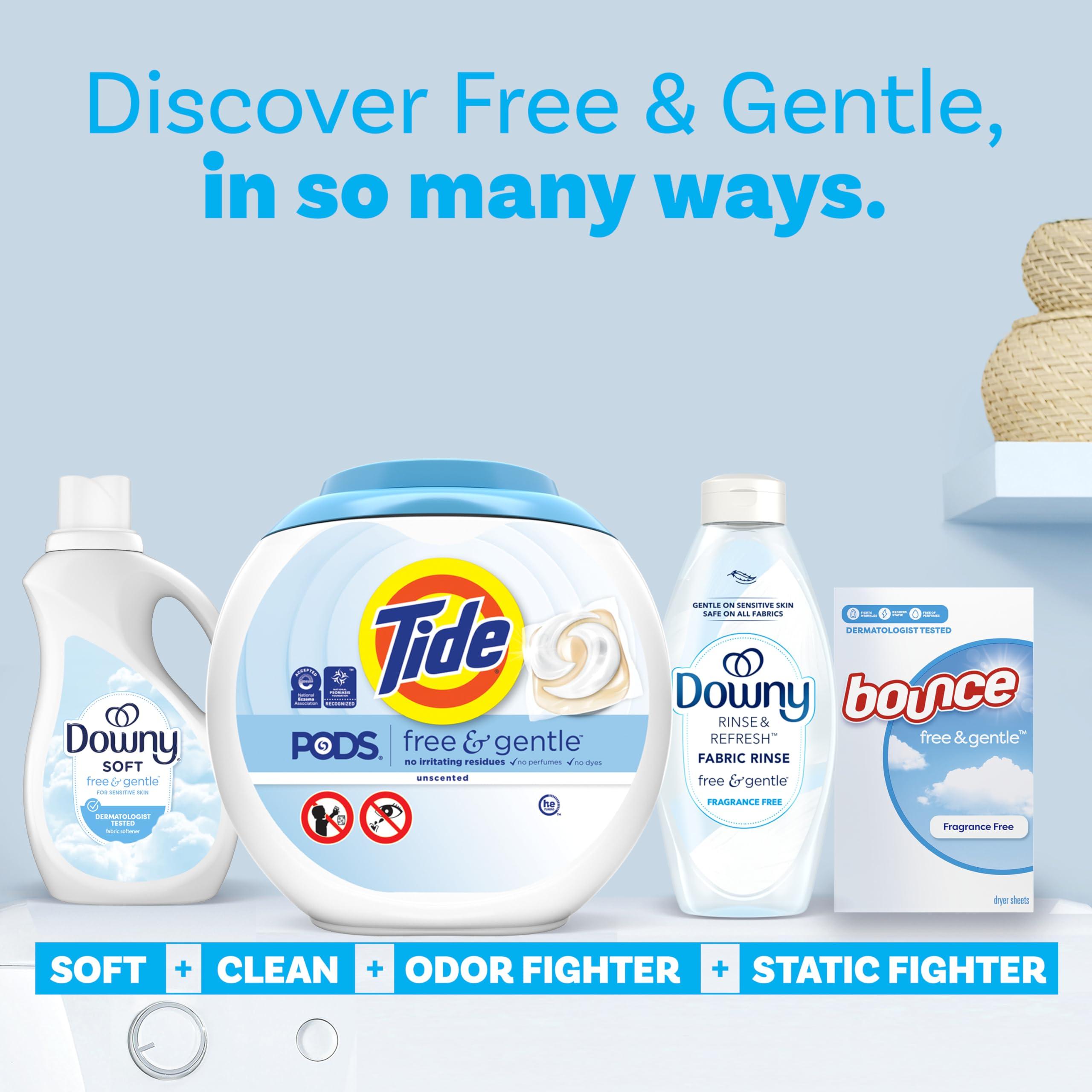 Tide Tide PODS Free & Gentle Laundry Detergent Soap Pacs, 81 Count, Tide PODS Laundry Detergent