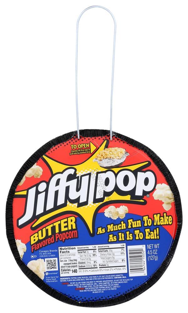 Jiffy Pop Jiffy Pop Butter-Flavored Popcorn, 4.5 oz (Pack of 6)