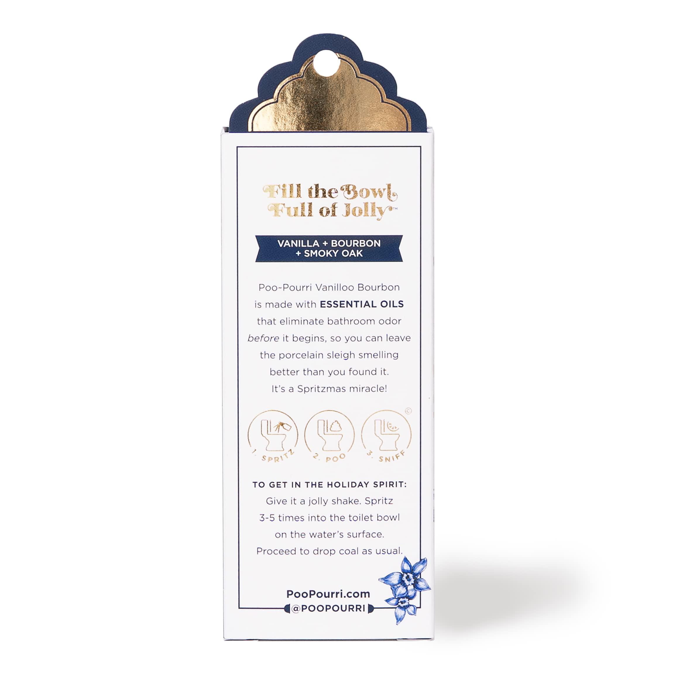 Poo-Pourri Poo-Pourri Toilet Spray, Vanilloo Bourbon + Smoky Oak, 2 Fl Oz (BB10055)