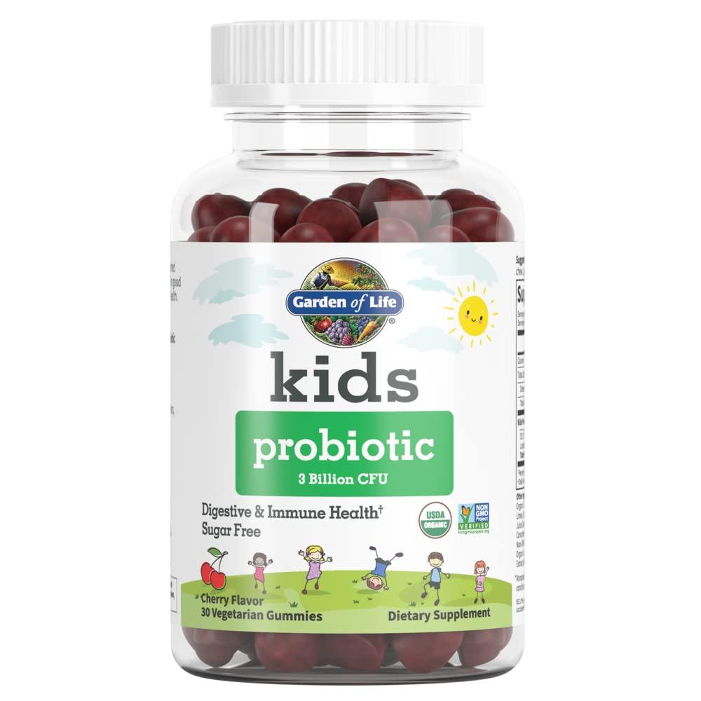 Garden of Life Garden of Life Kids Probiotics Gummies, Chewables - 3 Billion CFU, 5 Billion CFU, Sugar Free, Organic, Immune & Digestive Health
