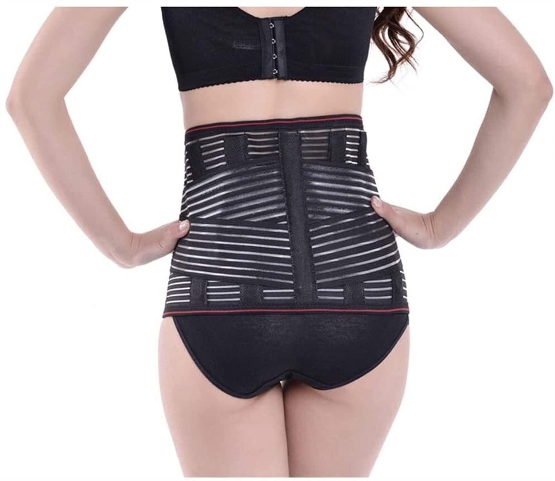 XWSM XWSM Lower Back Support Belt for Back Pain Relief Compression Belt for Women - Lumbar Back Brace for Herniated Disc, Sciatica, Breathable Adjustable Straps Support (Size : M)
