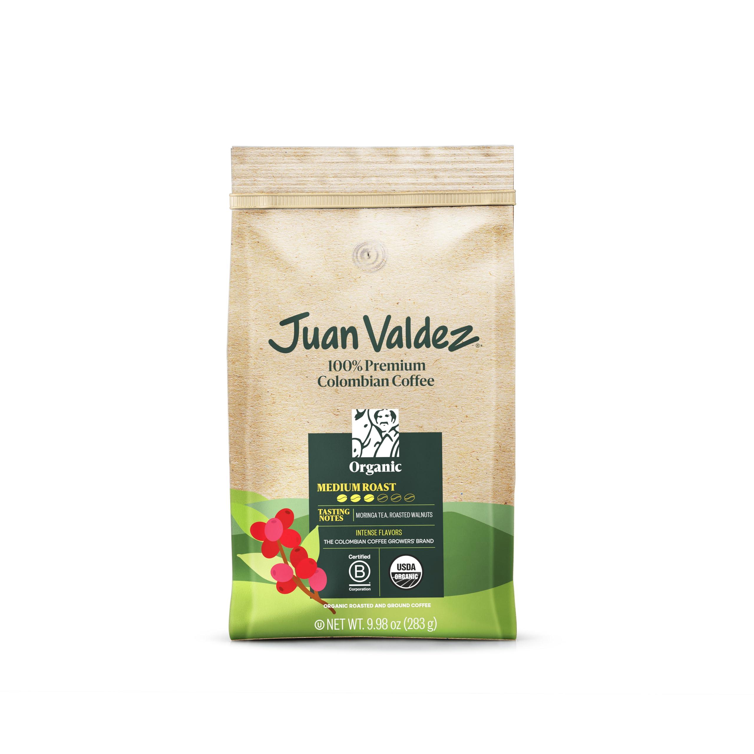 SC Products SC Products Juan Valdez Coffee Organic Cafe, 10 oz, Ground - Colombian Coffee (2 Pack)
