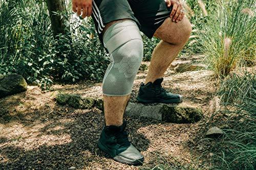 ArthritisHope ArthritisHope Knee Compression Sleeve made from Rayon Derived from Bamboo (7XL) for Knee Pain with Strap, Running, Weightlifting, Arthritis, Sports, Gym, ACL (Men and Women)