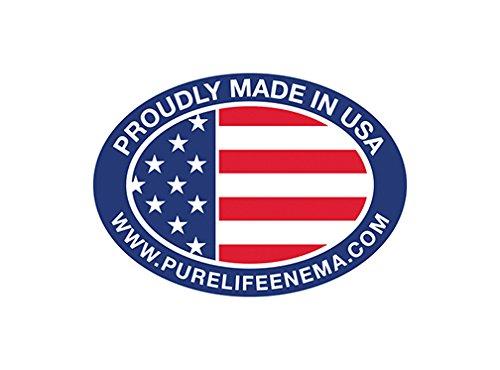 Purelife Enema Purelife Glass Enema Kit- 1.5 Qt - Non Toxic -100% Glass Glass Hose Connector - No Plastic Parts - Perfect Coffee Enema Kit - Gerson Therapy - Wheatgrass Enema - Colon Cleanse at Home