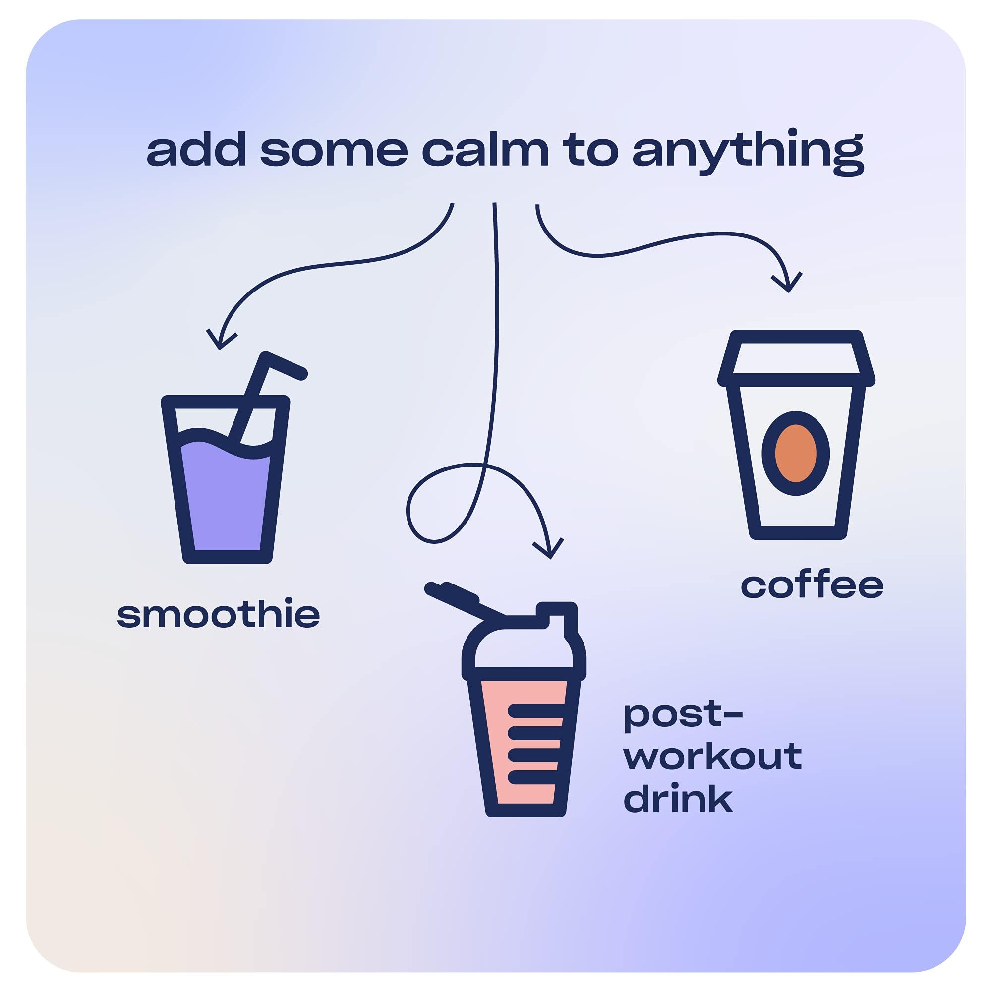 Drink Recess Inc. Recess Mood Powder, Calming Magnesium L-Threonate Blend with Passion Flower, L-Theanine, Electrolytes, Magnesium Calm Support Supplement