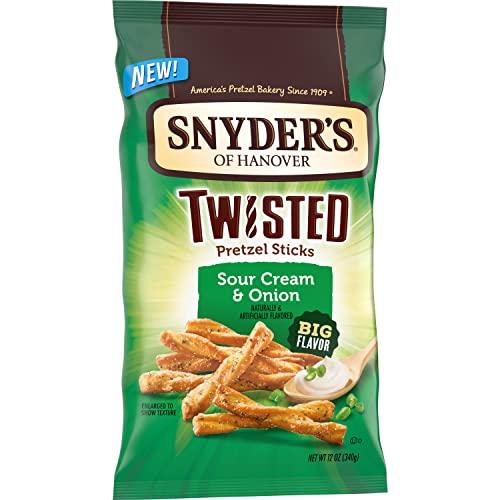 Snyder's of Hanover Snyder's of Hanover, Sour Cream & Onion Twisted Pretzel Sticks, 12 Oz Bag