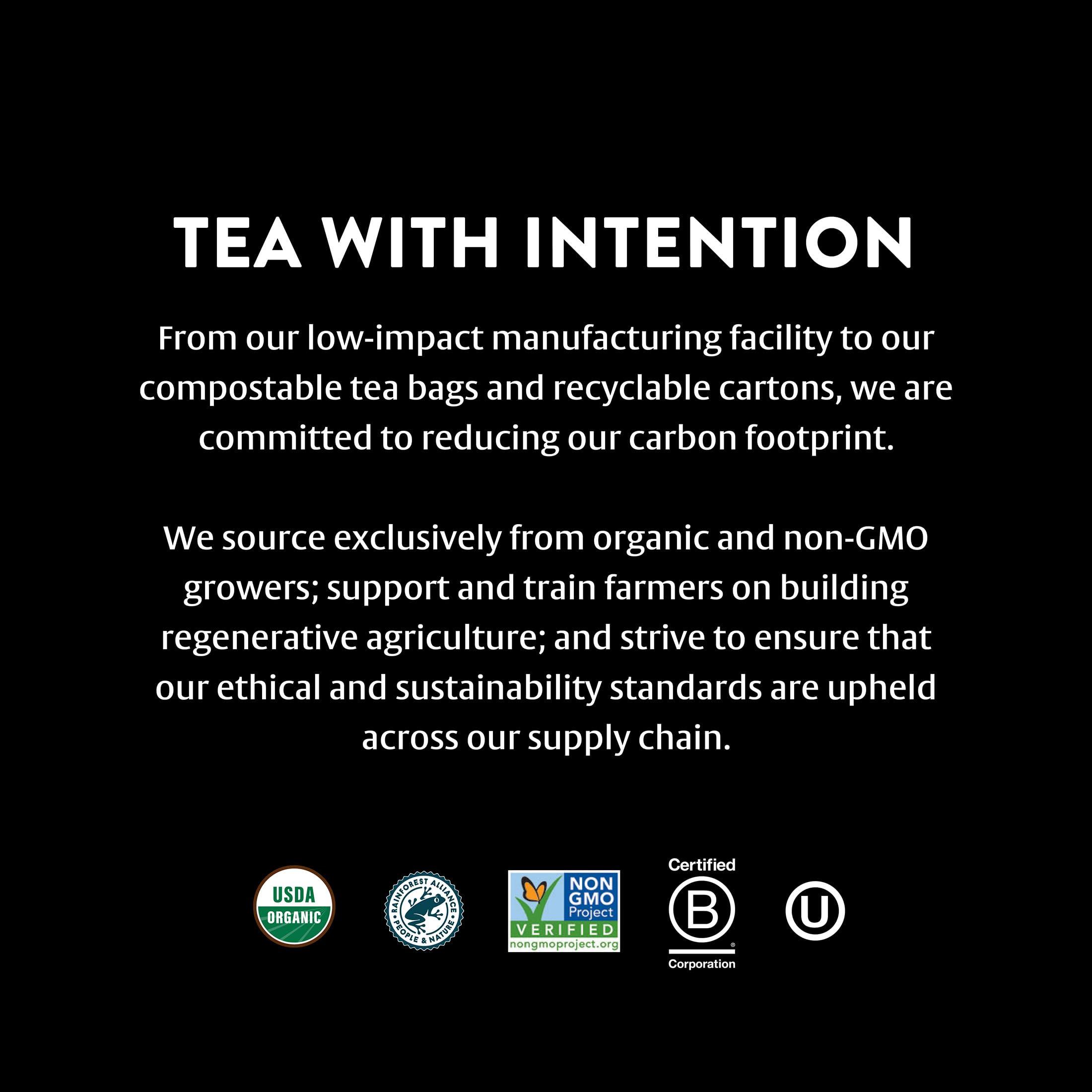 Choice Organics Choice Organics - Organic Picnic Peach Tea (3 Pack) - Rainforest Alliance - Contains Caffeine - 48 Organic Black Tea Bags