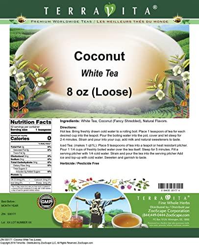 TerraVita Coconut White Tea (Loose) (8 oz, ZIN: 530177) - 2 Pack