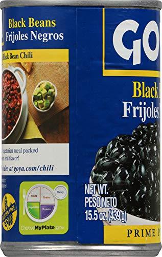 Goya Goya Foods Black Beans, 15.5 Ounce (Pack of 24)