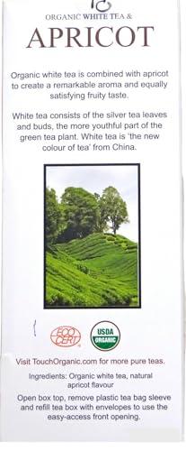 Touch Organic Touch Organic APRICOT WHITE Tea Bags, 40 Bags, 2.5 oz