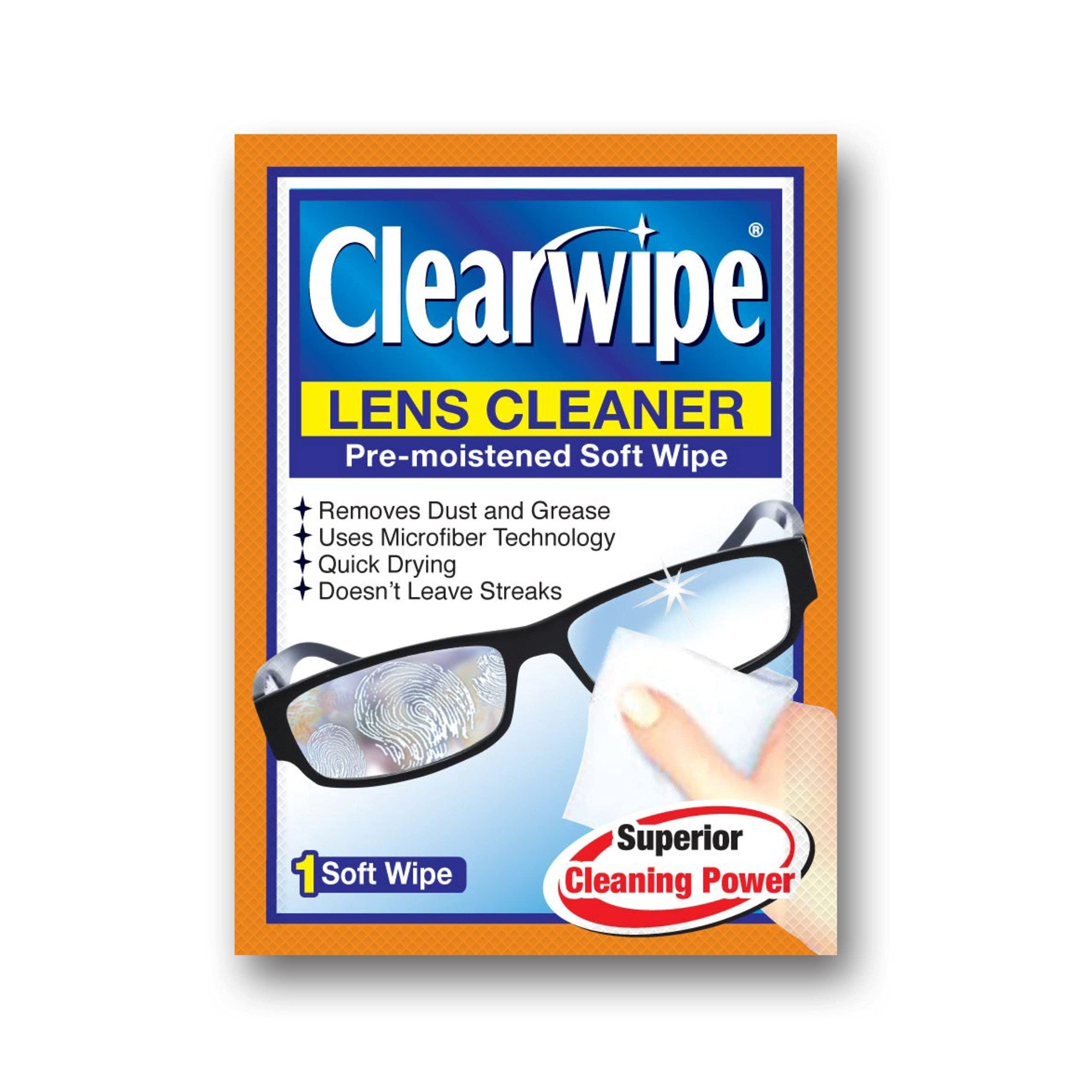 Clearwipe ClearWipe Microfiber Wipes, White, 40 Count
