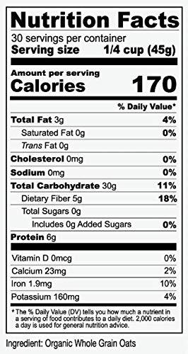 Anthony's Anthony's Organic Steel Cut Oats, 3 lb, Gluten Free, Non GMO, Irish Oatmeal, Whole Grain